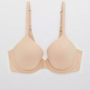 Aerie Sunnie Lightly Lined Full Coverage Beige Bra Size 38G
